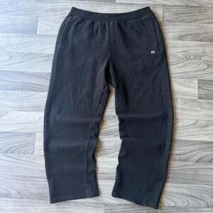 Vintage Layer 8 Black Sweatpants Mens Large Y2K Athletic Joggers